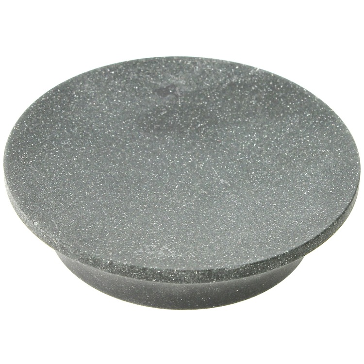 Gedy AU11-14 Round Soap Dish Made From Stone in Black Finish